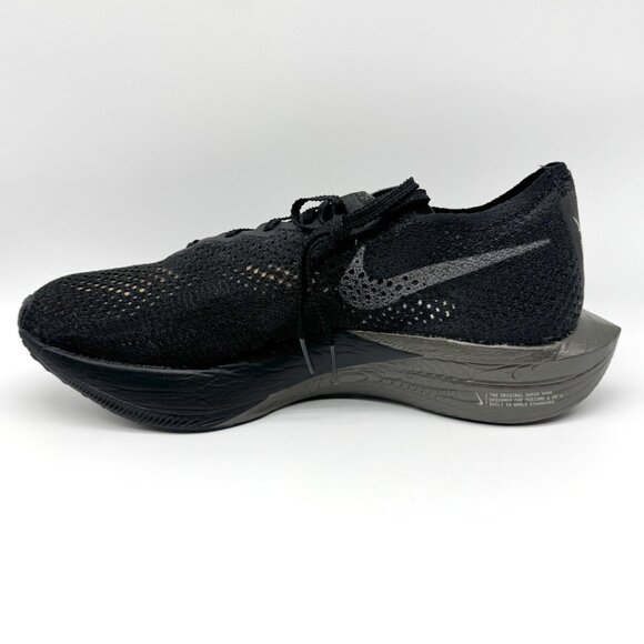 Nike Mens ZoomX Vaporfly 3 Black Olive Aura Running Shoes Sz 10.5 NEW HV6351-001 - Picture 6 of 11